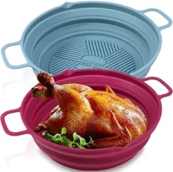 2 Pack Air Fryer Silicone Liners, Foldable Silicone Air Fryer Basket, Easy To Clean, Reusable Air Fryer Silicone Pot, Air Fryer Silicone Baking Tray, 7.5 Inch For 3 To 5 QT (Red & Blue) 9 2 Pack Air Fryer Silicone Liners, Foldable Silicone Air Fryer Basket, Easy To Clean, Reusable Air Fryer Silicone Pot, Air Fryer Silicone Baking Tray, 7.5 Inch For 3 To 5 QT (Red & Blue) -Kitchen Island Sale 51l WLcoQxL. AC