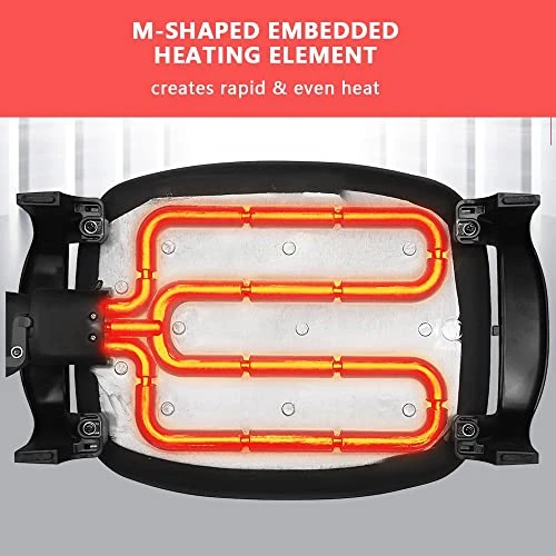 GENERIC Extra Deep Non-stick Electric Skillet Scratch Resistant, Serves 6 To 8 People (10.5Qt.) 5 GENERIC Extra Deep Non-stick Electric Skillet Scratch Resistant, Serves 6 To 8 People (10.5Qt.) - Image 5