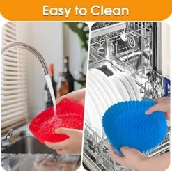 2 Pcs Silicone Air Fryer Liners, 7.5 Inch Reusable Air Fryer Silicone Basket Heat Resistant Easy Cleaning Air Fryers Silicone Pot Round For 3 To 5 QT Oven Accessories -Kitchen Island Sale 51l1YpTFpdL