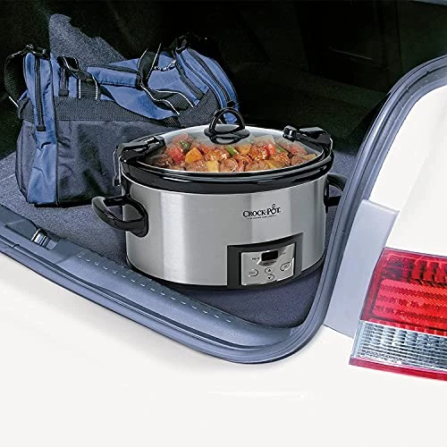 Crock-Pot & Carry Programmable Slow Cooker With Digital Timer,Stainless Steel Digital 5 Crock-Pot & Carry Programmable Slow Cooker With Digital Timer,Stainless Steel Digital - Image 5