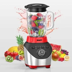 Professional Blender With 1200 Watts And 64 Oz Glass Jar Kitchen Countertop Blender For Shakes And Smoothies With High Speed Total Crushing Smoothie Blender Black For Smoothies Frozen Drinks -Kitchen Island Sale 51lIsAR76pL. AC