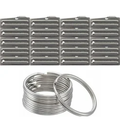 20 US Shelby Co. Can Openers 10 P-51 & 10 P-38 & 10 Key Rings Made In USA!