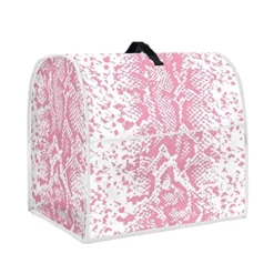 Pink Snakeskin Print Novelty Kitchen Aid Mixer Cover Home Kitchen Washable Appliance Covers Stand Mixer Dust Protector Cover