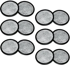 12-Pack Of Mr. Coffee Compatible Water Filter Discs - Fit Mr Coffee Compatible Filters - Replacement Charcoal Water Filter Discs For Mr Coffee Coffee Brewers