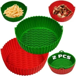 3PCS 8.5inch Air Fryer Silicone Liners -Microwave Oven Bowl - Reusable Air Fryer Liners -Food Grade Tasteless Silicone Air Fryer Liners - Air Fryer Accessories Kitchen Gadgets Must Have Foodie -Kitchen Island Sale 51m0aD66RmL. AC