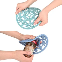 Silicone Trivets Hot Dishes, Pots & Pans, Hot Pads Kitchen Quartz Countertops, Pot Holders Trivet Mat, Non-Stick Heat Resistant Mats Counter & Table, Teal Kitchen Decor Accessories Set 3 18 Silicone Trivets Hot Dishes, Pots & Pans, Hot Pads Kitchen Quartz Countertops, Pot Holders Trivet Mat, Non-Stick Heat Resistant Mats Counter & Table, Teal Kitchen Decor Accessories Set 3 -Kitchen Island Sale 51m1Lrp9peS