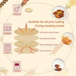 Ir Fryer Magnetic Cheat Sheet Set With Parchment Paper 100PCS,Air Fryer Cook Times,Magnet Sheet Quick Reference Guide, Air Fryer Accessories For Cooking And Frying 11 Ir Fryer Magnetic Cheat Sheet Set With Parchment Paper 100PCS,Air Fryer Cook Times,Magnet Sheet Quick Reference Guide, Air Fryer Accessories For Cooking And Frying -Kitchen Island Sale 51m5FOmyzRL