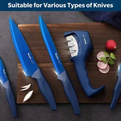 Kitchen Knife Sharpener Professional 3 Stages, Kitchen Knife Sharpener Manual Sharpening, Knife Sharpener For Kitchen Knives With Stainless Steel Ceramic Diamond Blade 14 Kitchen Knife Sharpener Professional 3 Stages, Kitchen Knife Sharpener Manual Sharpening, Knife Sharpener For Kitchen Knives With Stainless Steel Ceramic Diamond Blade -Kitchen Island Sale 51mKfty9wqL
