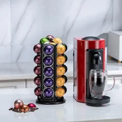 For Nespresso Vertuo Pod Holder Carousel Vertuoline With Central Additional Pods Storage (Carousel-50+ Pods) 12 For Nespresso Vertuo Pod Holder Carousel Vertuoline With Central Additional Pods Storage (Carousel-50+ Pods) -Kitchen Island Sale 51mgUakHeUL. AC