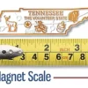 Tennessee Small State Magnet By Classic Magnets, 3.5" X 1", Collectible Souvenirs Made In The USA