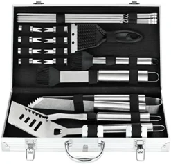 21PCS Professional Stainless Steel Grill Accessories Set For Men Dad Women - Perfect Grill Gift On Father's Day, Christmas, Birthday - Complete BBQ Kit For Outdoor Camping Barbecue -Kitchen Island Sale 51mvh9SRoTL. AC