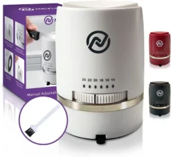 Adjustable Angle Manual Kitchen Knife Sharpener With Suction Base - These Sharpeners Prep, Repair, Sharpen, & Polish Most Knives In One Easy Step - Mini Brush For Quick & Easy Clean Up - White -Kitchen Island Sale 51mx6kkRS0L. AC