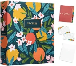 Recipe 3 Ring Binder 8.5x11 | Full-Page With Clear Protective Sleeves To Write In Your Own Recipes And Color Printing Paper For Family Recipes -Kitchen Island Sale 51nOqpOXqxL. AC