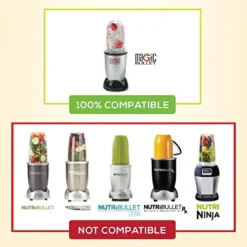 Replacement Cross Blade + 16oz Cup Set For Magic Bullet, Replacement Parts Compatible With 250 W Magic Bullet MB1001 Blender 10 Replacement Cross Blade + 16oz Cup Set For Magic Bullet, Replacement Parts Compatible With 250 W Magic Bullet MB1001 Blender -Kitchen Island Sale 51niC62ZOEL 1