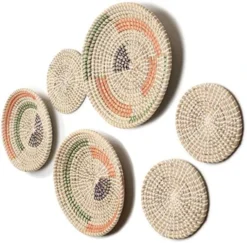 Handmade Woven Wall Basket Decor - Set Of 6 Hanging Seagrass Baskets For Rustic, Trendy, All Natural Home Decor With Boho Style | Decorative, Round Baskets Perfect For Stylish Wall Displays 15 Handmade Woven Wall Basket Decor - Set Of 6 Hanging Seagrass Baskets For Rustic, Trendy, All Natural Home Decor With Boho Style | Decorative, Round Baskets Perfect For Stylish Wall Displays -Kitchen Island Sale 51oWVKifnrL. AC