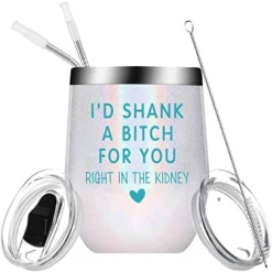 Best Friend Funny Gifts For Women, Friendship Gifts Birthday Gifts For Friends Female, Women, Sister Gifts From Sister, BFF Gifts For Women, Unique Personalized Gifts For Friends, Her - Wine Tumbler -Kitchen Island Sale 51p12vMlXGL. AC