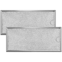 2 Pack Microwave Grease Filter Compatible With Whirlpool And GE Microwaves - WB06X10596 Microwave Oven Grease Filter Approx 13" X 6"