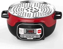 Zone Food Steamer, Premium 304 Stainless Steel Food Steamer Vegetable Steamer 3 Tier Stackable Large Capacity Fast Heat-Up Automatic Shut -Kitchen Island Sale 51p9uPYl5IL