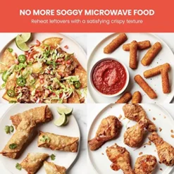 1.1 Cubic Feet Countertop Microwave Oven, 6 Convenient Food Presets, 1800 Watts, Ideal For Small Kitchen, Black -Kitchen Island Sale 51pAN4Y6f8L