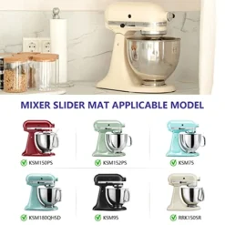 Mixer Sliding Mat, Mixer Slider Mat For Kitchenaid Stand Mixer, Applicance Mixer For 4.5-5 Qt, Rubber Mover Moving Matting For Kitchenaid -Kitchen Island Sale 51pOx95F4iL