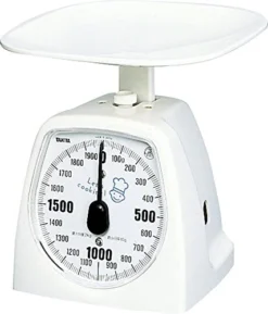 1437-NWH Cooking Scale, Kitchen Scale, Cooking, Analog, 4.4 Lbs (2 Kg), Increments Of 0.4 Oz (10 G), White