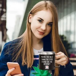 Anniversary For Him, Her Gifts - Gifts For Boyfriend, Girlfriend, Husband, Wife, Friends - Birthday Gifts For Him, Her, Friends, Men - Tumbler/Mug 14 Oz 12 Anniversary For Him, Her Gifts - Gifts For Boyfriend, Girlfriend, Husband, Wife, Friends - Birthday Gifts For Him, Her, Friends, Men - Tumbler/Mug 14 Oz -Kitchen Island Sale 51ptozWC84L