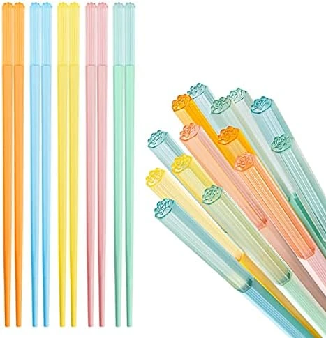 5 Pairs Fiberglass Chopsticks-Reusable Chopsticks Dishwasher Safe, 9.6 Inch/24.3cm Matte Non-Slip Family/ Hotel/ Restaurant Chop Sticks, Chinese/Japanese Hair ChopStick Gift, Morandi Multicolor 7 5 Pairs Fiberglass Chopsticks-Reusable Chopsticks Dishwasher Safe, 9.6 Inch/24.3cm Matte Non-Slip Family/ Hotel/ Restaurant Chop Sticks, Chinese/Japanese Hair ChopStick Gift, Morandi Multicolor - Image 7
