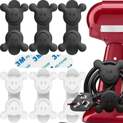 Ord Organizer For Kitchen Appliances, 3 PCS Stick On Command Wire Wrapper Holder Winder Keeper Storage Clips, Power Cable Management Wrap For Kitchenaid Mixer, Pressure Cooker, Toaster, AFunCrafter -Kitchen Island Sale 51qdVkXYs0L. AC