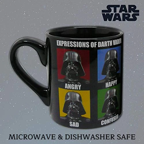 Tar Wars Darth Vader Expressions Ceramic Coffee Mug, 14 Ounces 3 Tar Wars Darth Vader Expressions Ceramic Coffee Mug, 14 Ounces - Image 3