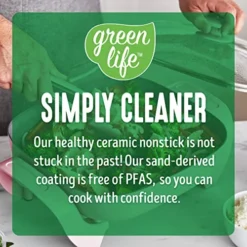 Healthy Ceramic Nonstick, 12" 5QT Square Electric Skillet With Glass Lid, Dishwasher Safe, Adjustable Temperature Control, PFAS-Free, Pink 10 Healthy Ceramic Nonstick, 12" 5QT Square Electric Skillet With Glass Lid, Dishwasher Safe, Adjustable Temperature Control, PFAS-Free, Pink -Kitchen Island Sale 51qpu1WQQRL