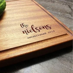 Personalized Cutting Board, Handmade Cutting Board - Personalized Gifts - Wedding Gifts For The Couple, Christmas Gifts, Gift For Parents, Anniversary Gift (6. #4 Couple Romantic Heart Design) -Kitchen Island Sale 51r0nNULRqL