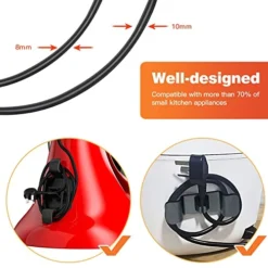 (6 Pcs) Cord Organizer For Appliances, Kitchen Appliances Cord Winder, Tidy Wrap Cord Organizer Cord Wrapper, Cable Organizer For Stand Mixers, Blenders, Coffee Makers, Pressure Cookers & Air Fryers… -Kitchen Island Sale 51r9M7ggDZL