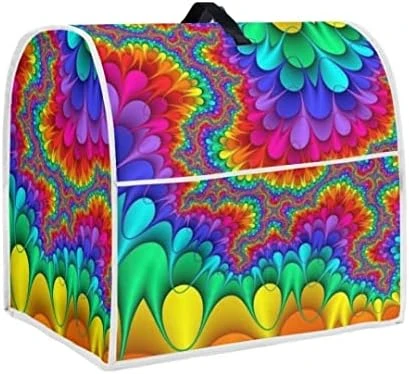 Youngerbaby Colorful Flower Print Stand Mixer Cover Blender Cover Dustproof Kitchen Appliance Organizer Bag Cover With A Pocket 9 Youngerbaby Colorful Flower Print Stand Mixer Cover Blender Cover Dustproof Kitchen Appliance Organizer Bag Cover With A Pocket - Image 9