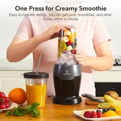 Lenders For Kitchen, Befano 11-in-1 Blender For Shakes And Smoothies, Personal Blender Margarita Machine With 700-Watt Base & Total Crushing Technology & 11 Piece Set For Smoothies, Ice And Fruit