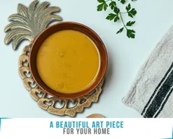 Cast Iron Pineapple Trivet - Decorative Cast Iron Trivet For Kitchen Or Dining Table - Vintage, Rustic Design - Protect Your Countertop From Hot Dishes - With Rubber Pegs/Feet - Recycled Metal -Kitchen Island Sale 51rvqodN60L