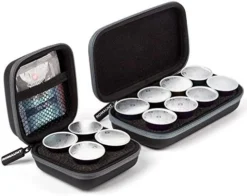 Protective Carrying Case For Nespresso & Compatible Capsules Portable Espresso Maker Coffee Pod Holder PU Material Hard Shell Portable Grey(2 Pack, 4 Pods,8 Pods) -Kitchen Island Sale 51rzLGSEiyL. AC