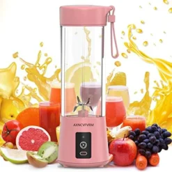 Portable Blender Juicer, 4000mAh Personal High Speed Smoothie Blender USB Rechargeable Fruit Mixing Machine For Protein Shakes And Smoothies, Baby Food -Kitchen Island Sale 51s308dIUaL. AC
