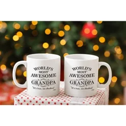 Gift For Grandpa Funny Greatest Grandfathers Day Gifts Papa Best Ever Birthday Coffee Mugs Cups The Gramps Or Pappy's Birthdays Novelty Cup Ideas World's Most Awesome Grandfather Gag Mug -Kitchen Island Sale 51sbaOAsY6L