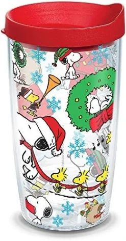Tervis Peanuts Christmas Collage Made In USA Double Walled Insulated Tumbler Cup Keeps Drinks Cold & Hot, 16oz Mug, Classic -Kitchen Island Sale 51spiPMgRCL. AC