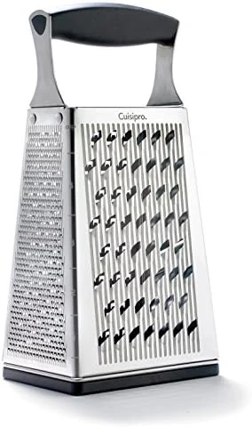 Cuisipro 4 Sided Box Grater, Regular, Stainless Steel 2 Cuisipro 4 Sided Box Grater, Regular, Stainless Steel - Image 2