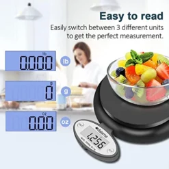 Tal Kitchen Scale, Food Scale, Folding Scale, Multifunction Accuracy Cooking Scale, Food Weighing Scale With 0.1oz/1g Increment, 11 lb/5 Kg Capacity, Black (Batteries Included) -Kitchen Island Sale 51tcAB50CWL