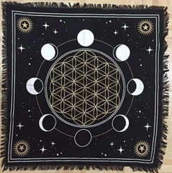 Altar Cloth Phases Of Moon Sun, Star & Moon Universe Premium Witchcraft Alter Tarot Spread Top Cloth Wicca Square Spiritual 24 By 24 Sacred Cloth (Moon Phases) -Kitchen Island Sale 51tjxDPq4qS. AC