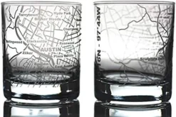 Whiskey Glasses - 10 Oz Tumbler Gift Set For Philadelphia Lovers, Etched With Philadelphia Map | Old Fashioned Rocks Glass - Set Of 2 -Kitchen Island Sale 51tru6kHFDL. AC