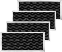 GE JX81H, WB02X10956, WB02X11544, WB2X10956 Microwave Recirculating Charcoal Filter Compatible With GE (2-Pack) -Kitchen Island Sale 51tuwZT19FL. AC