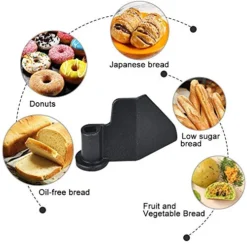 MONSIVILIA Universal Bread Maker Paddle Replacement Blade Paddle For Breadmaker Machine Carbon Steel Non-Stick Coating Bread Maker Blade Mixing Paddle For Breadmaker Machine -Kitchen Island Sale 51twrSFD7NL