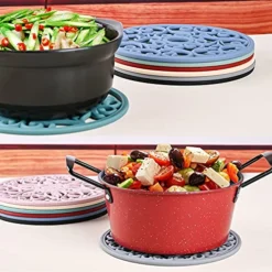 Silicone Trivets Hot Dishes, Pots & Pans, Hot Pads Kitchen Quartz Countertops, Pot Holders Trivet Mat, Non-Stick Heat Resistant Mats Counter & Table, Teal Kitchen Decor Accessories Set 3 17 Silicone Trivets Hot Dishes, Pots & Pans, Hot Pads Kitchen Quartz Countertops, Pot Holders Trivet Mat, Non-Stick Heat Resistant Mats Counter & Table, Teal Kitchen Decor Accessories Set 3 -Kitchen Island Sale 51uJRWn9WGS