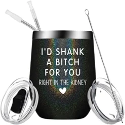 Best Friend Funny Gifts For Women, Friendship Gifts Birthday Gifts For Friends Female, Women, Sister Gifts From Sister, BFF Gifts For Women, Unique Personalized Gifts For Friends, Her - Wine Tumbler -Kitchen Island Sale 51uX5gUCC7L. AC