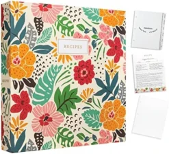 Recipe 3 Ring Binder 8.5x11 | Full-Page With Clear Protective Sleeves To Write In Your Own Recipes And Color Printing Paper For Family Recipes -Kitchen Island Sale 51uf9lMqxnL. AC