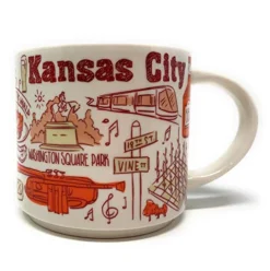 Starbucks KANSAS CITY Been There Series Across The Globe Collection Ceramic Coffee Mug