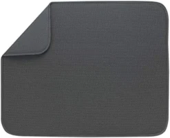 Absorbent, Reversible XL Microfiber Dish Drying Mat For Kitchen, 18 Inch X 24 Inch, Teal Trellis -Kitchen Island Sale 51vHZSxDPJL. AC